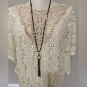 Silver Necklace w Pearls by Chico’s